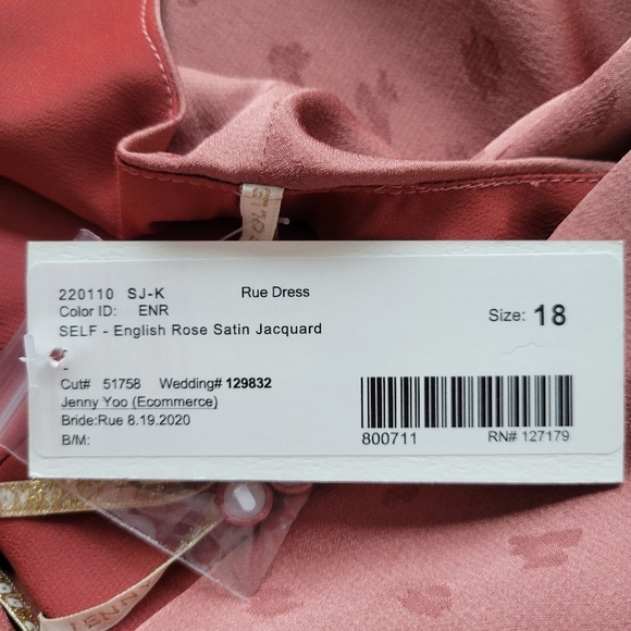 Jenny Yoo Dusty Rose Wedding Dress - Picture 13 of 15